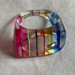 Acrylic Statement Ring